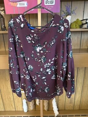 Apt 9 Floral Blouse
